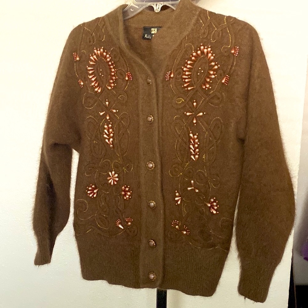 Rare vintage Fully Fashion Angora sweater - SIZE SMALL